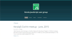 Desktop Screenshot of keralajs.org