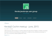 Tablet Screenshot of keralajs.org